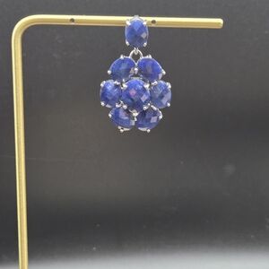 Sterling Silver Blue Gemstone Pendant